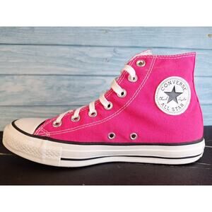 Converse Chuck Taylor All Star High Top Pink Canvas Sneakers Women 6